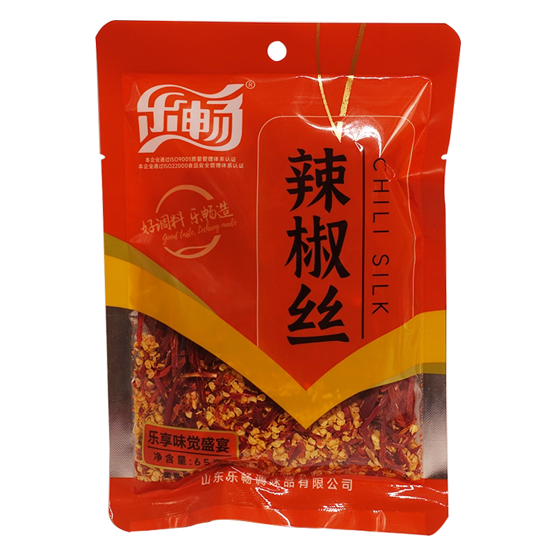 乐畅辣椒丝65g*5袋炒菜调料食用