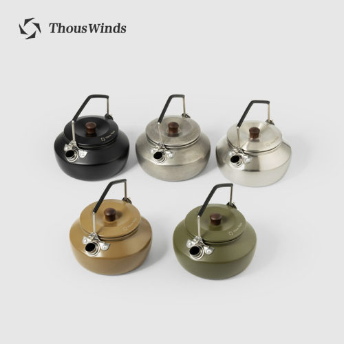 Thous Winds千风迷你不锈钢烧水壶户外明火煮水壶咖啡泡茶壶0.6L