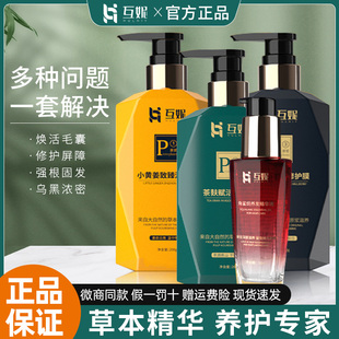 互妮洗护套装洗发乳茶麸洗发水护发素套装官方旗舰店小黄生姜去屑