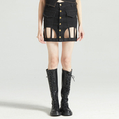 LinyiLi 黑色炸街超显身材包臀裙超绝短裙冬半身性感纯欲风