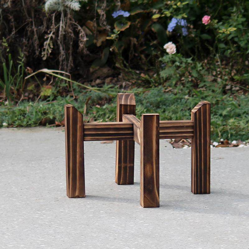 底托木架水缸缸架酒缸实木支架碳化木置物架古法鱼缸十字增高,鲜花速递/花卉仿真/绿植园艺,花架,淘宝优惠券,粉丝福利购,淘宝优惠卷