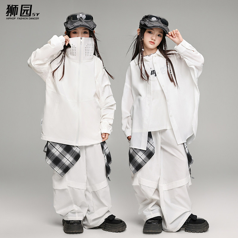街舞儿童潮服男童hiphop嘻哈潮牌夹克套装秋季女童酷帅宽松演出服,童装/婴儿装/亲子装,儿童演出服,淘宝优惠券,粉丝福利购,淘宝优惠卷