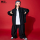 男童演出宽松衬衫 街舞儿童潮服套装 女童hiphop表演服装 嘻哈舞蹈服