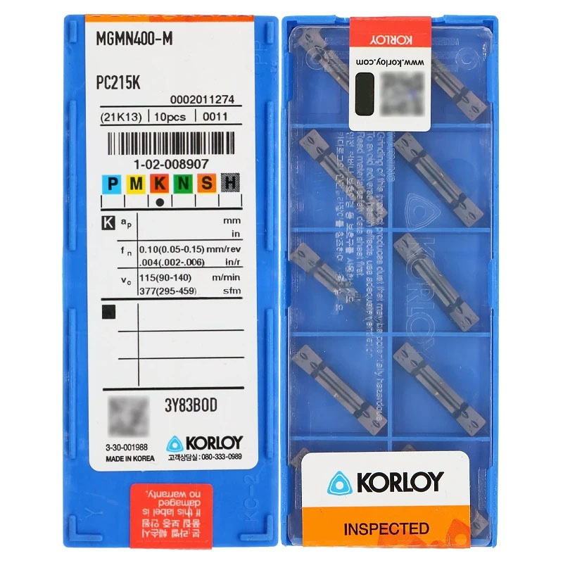正品韩国克洛伊 切槽刀片MGMN200/250/300/400/500-M PC215K 铸铁