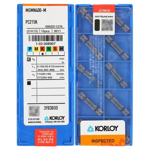 正品韩国克洛伊 切槽刀片MGMN200/250/300/400/500-M PC215K 铸铁