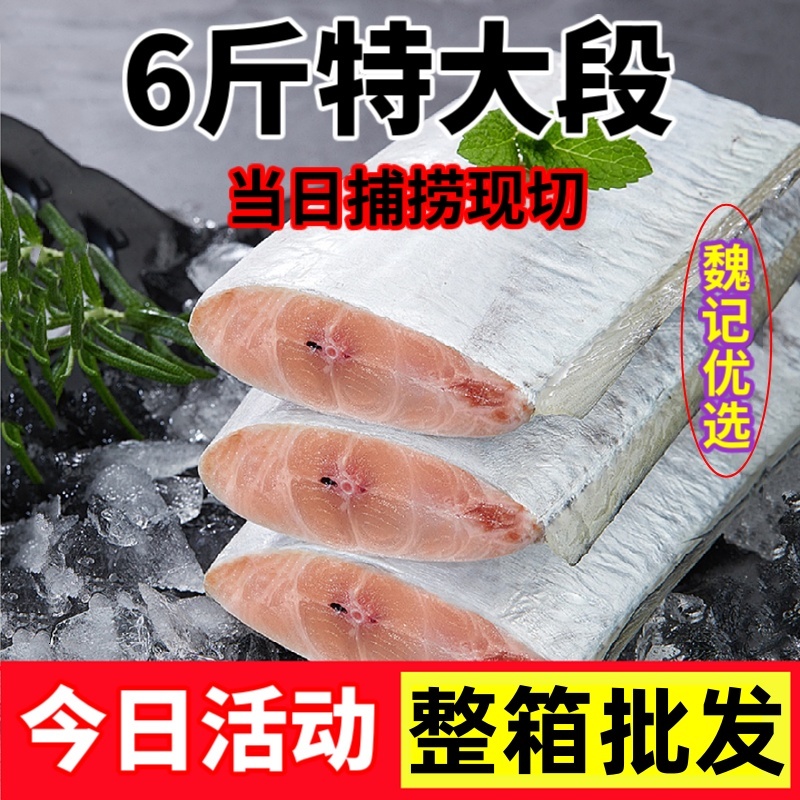 特大段新鲜大段东海带鱼段中段新