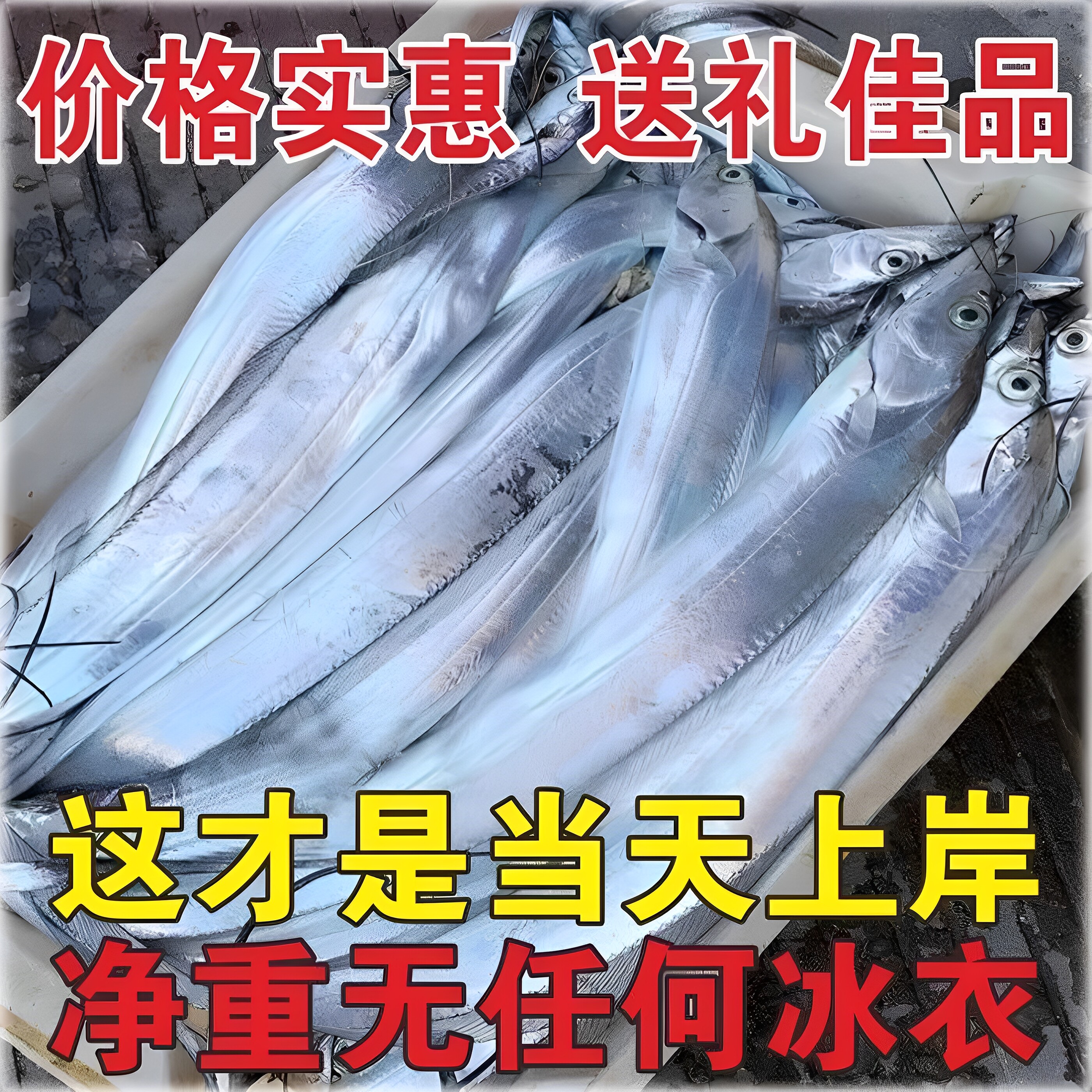 顺丰包邮【1-3斤/条特大带鱼】