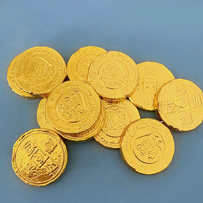 正货金币金元宝巧克力金条花生糖果散装婚庆喜糖手工蛋糕烘焙装饰