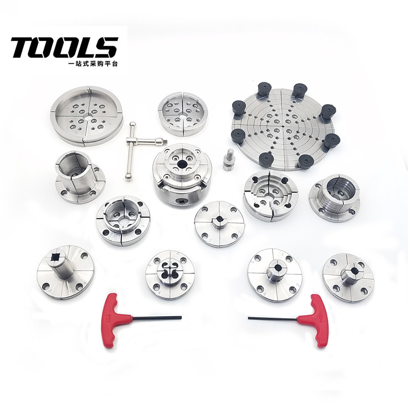 4-inch umbrella gear chuck, woodworking chuck, wood spin lathe chuck, wood spin tool, self centering chuck TOOLS