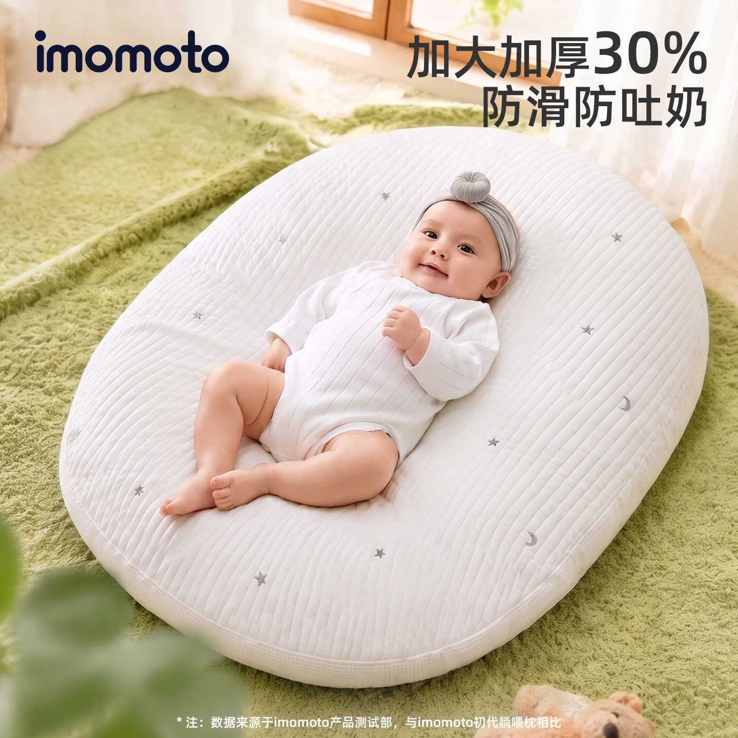 斜坡枕头宝宝哺乳防吐奶哺乳枕新生婴儿斜坡垫防溢呛躺睡喂奶神器