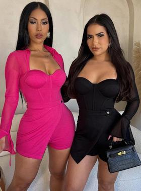 women`s backless sundress korean party dress mini clothing