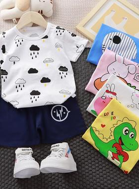 pcsset new summer baby boys clothes children girls cartoon