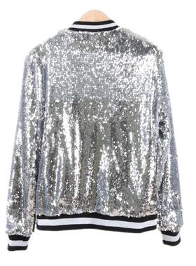 girls boy kid sequin bomber jacket hip hop jazz dance stage