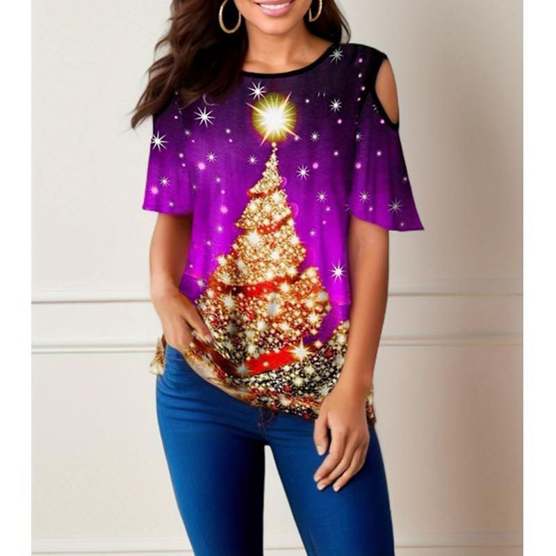 long-sleeved winter womens christmas long-sleeved casual