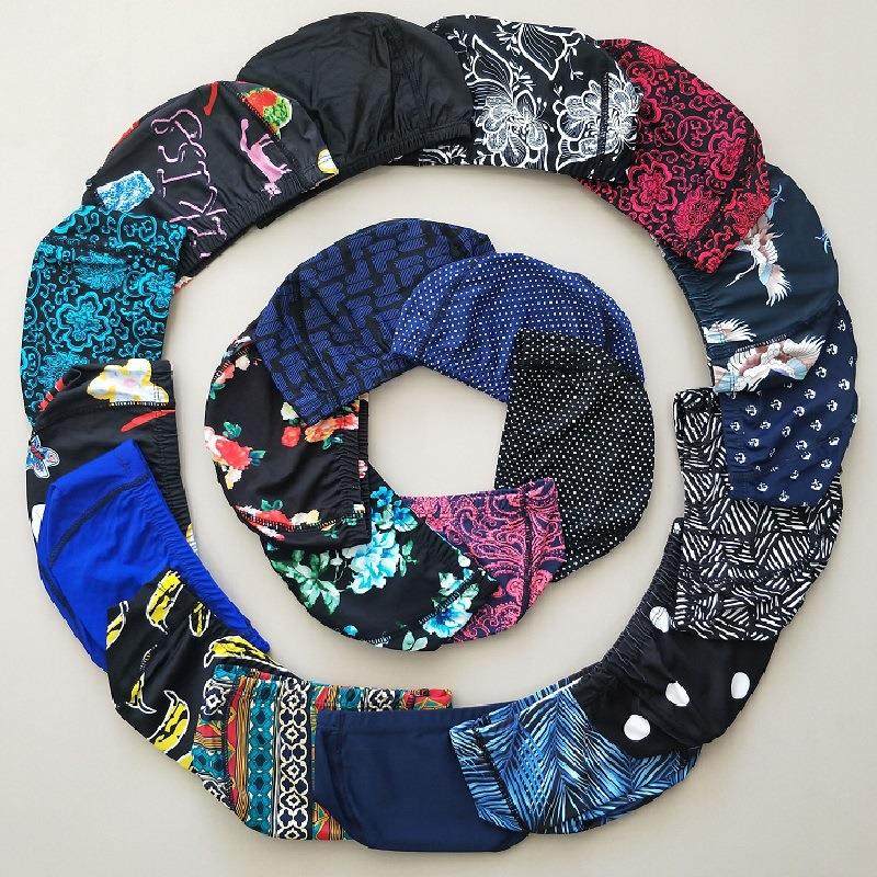 Fabric high elastic fashion swimming cap cloth swimsuit