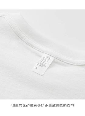 short-sleeved men T-shirt pure casual combed summer cotton