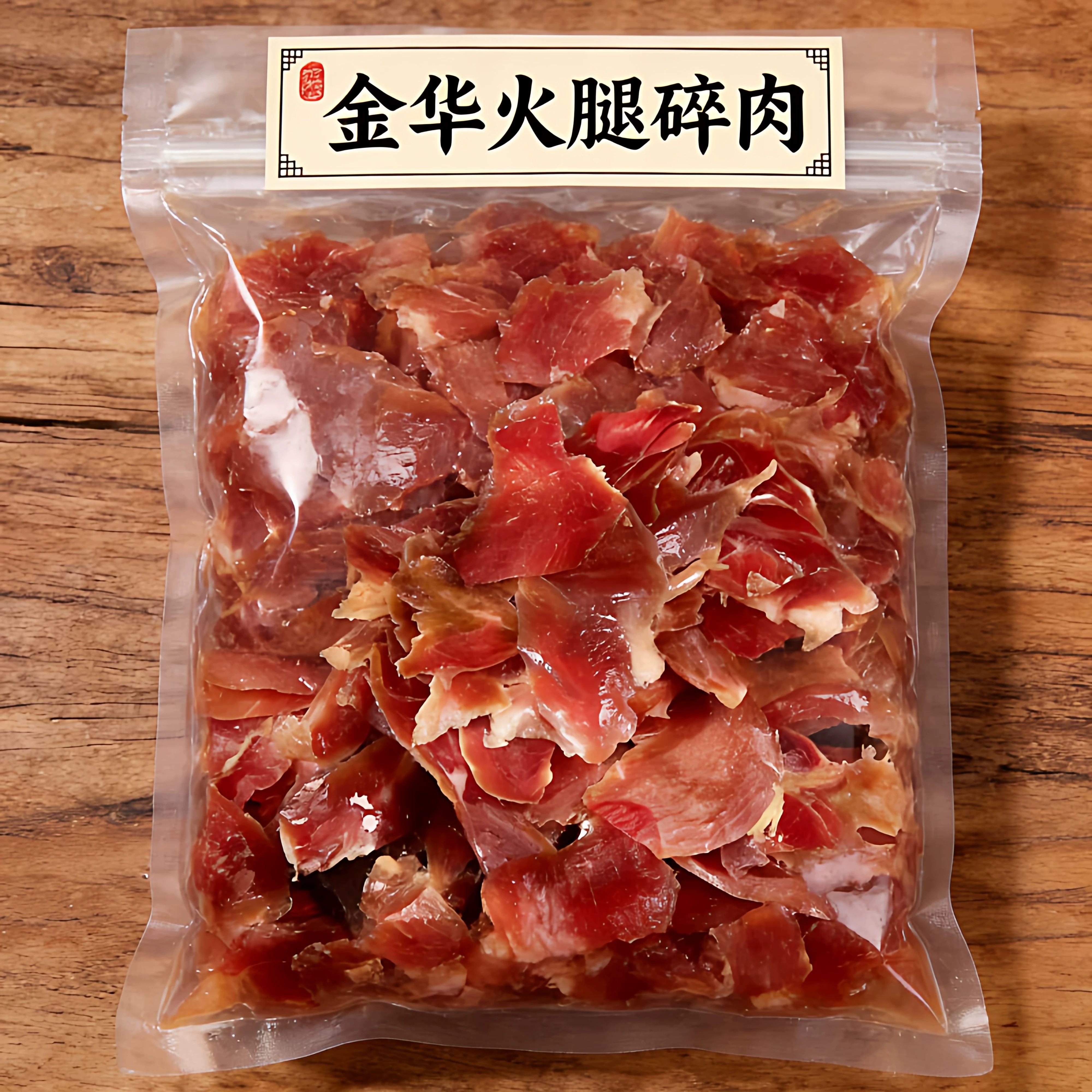 正宗金华火腿边角料碎肉片500g真空腌腊猪肉厂家批发便宜增鲜提香