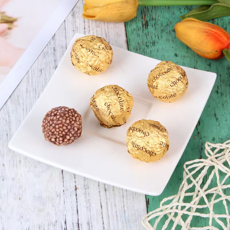 典趣三粒条装金色果仁巧克力儿童情人节喜糖休闲食品批发30g/条