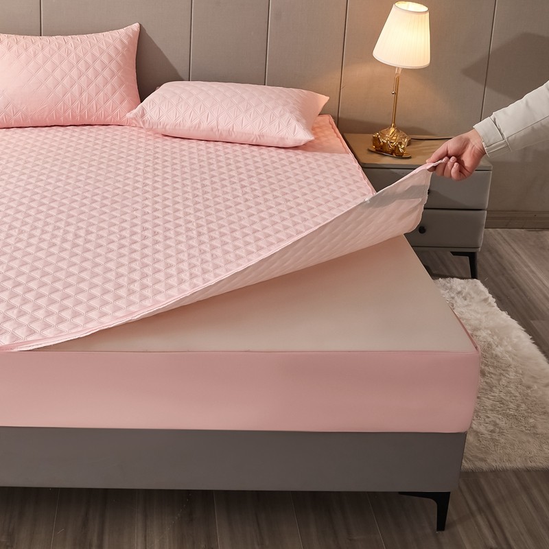 防水隔尿床笠单件加厚夹棉席梦思床垫保护套拉链款乳胶垫套防尘罩