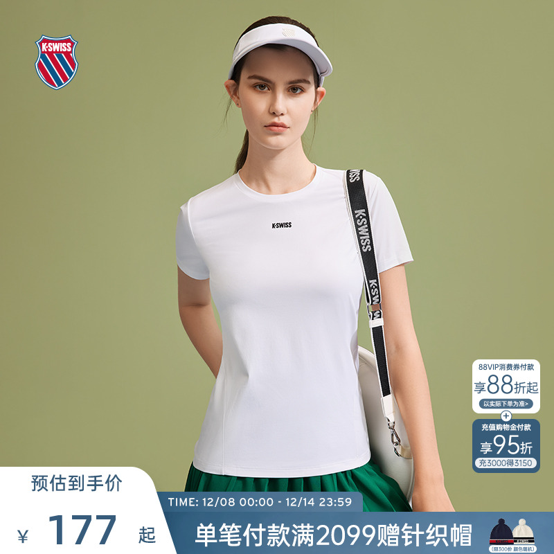 KSWISS盖世威T恤女休闲网球服