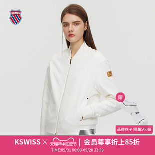 新款 198750 休闲百搭运动针织外套 2023秋季 KSWISS盖世威女外套