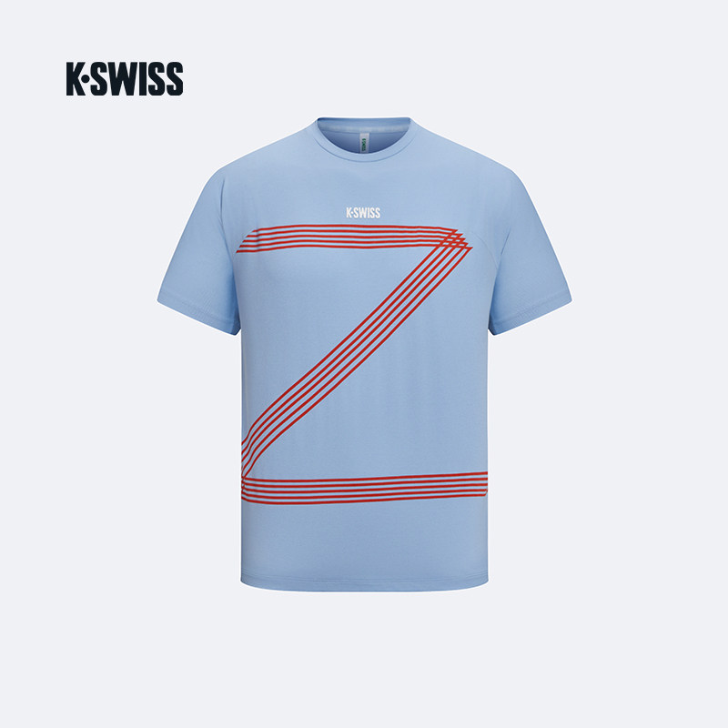 【张之臻法网同款】KSWISS盖世威T恤男新款舒适百搭网球服1012247