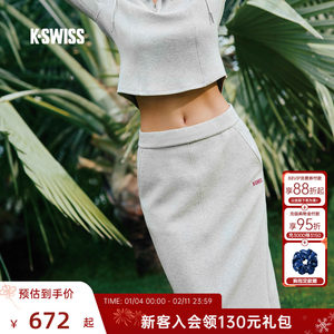 【萨姆索洛娃同款】KSWISS盖世威女裙 经典简约运动半身裙1912110