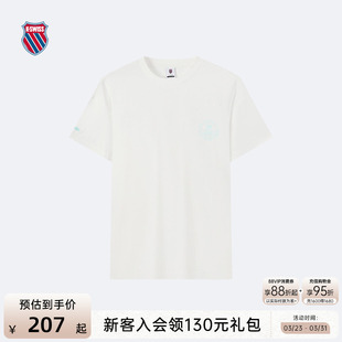 T恤 KSWISS盖世威T恤男 潮流透气舒适短袖 休闲百搭时尚 109874 夏季