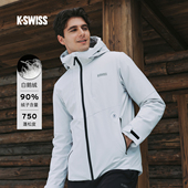 百搭保暖运动厚外套1012079 新款 KSWISS盖世威鹅绒羽绒服男 25冬季