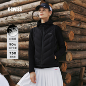KSWISS盖世威鹅绒羽绒服女 百搭保暖内胆二合一外套1912162 25冬季