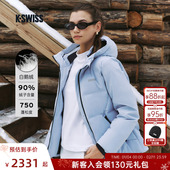 保暖羽绒厚外套鹅绒服男士 KSWISS盖世威羽绒服女 25冬季 1912154