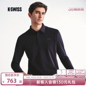 长袖 简约舒适百搭休闲时尚 T恤1011494 新款 KSWISS盖世威男POLO衫