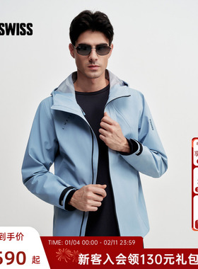 KSWISS盖世威外套男 26春季新款舒适保暖百搭休闲梭织上衣1013204