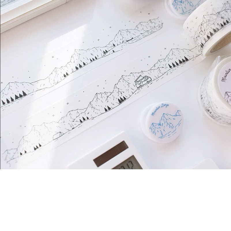 手帐胶带分装JY杂货DIY雪山MT