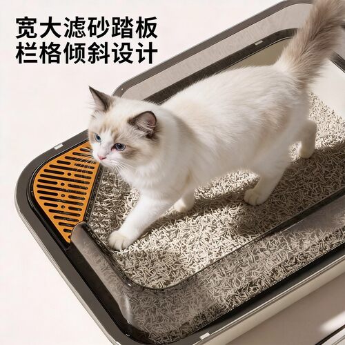 猫砂盆超大号防外溅加高