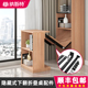 下翻折叠桌五金配件多功能伸缩餐桌书桌整体橱柜导轨道隐形家俱连