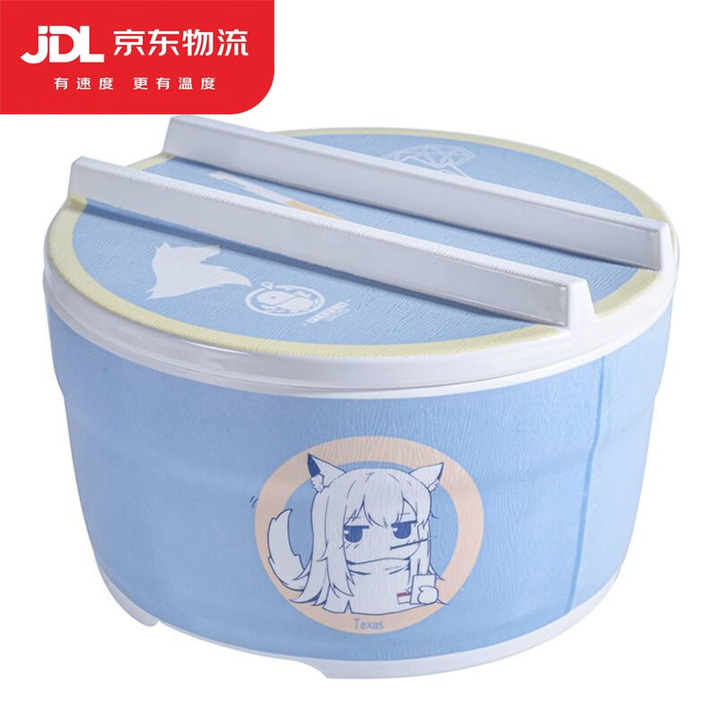 明日周边动漫方舟德克萨斯泡面碗二次元饭盒饭碗带盖海报拉普兰德
