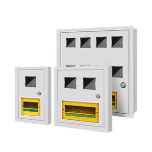 单相电表箱家用出租房明装三相1户2户4户6/8户暗装插卡电表配电箱