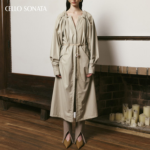 风衣 串珠皮衬衫 Cello Sonata秋冬新品