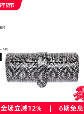 Rapport英国手表收纳包Marlow蛇皮纹理皮革三表位收纳便携腕表包