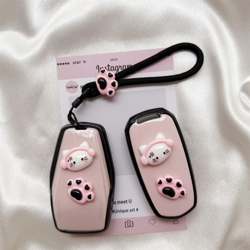 吉利【黑粉甜酷kitty猫】钥匙套