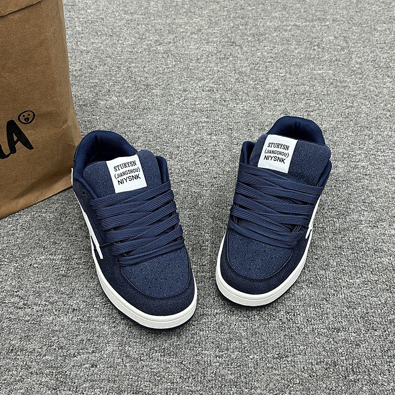 2025年冬新款校园潮流闪电面包鞋ins美式复古小众原创休闲滑板鞋,女鞋,休闲板鞋,淘宝优惠券,粉丝福利购,淘宝优惠卷