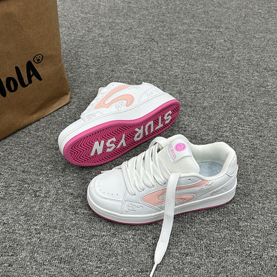 韩版原创ins百搭小众厚底面包鞋