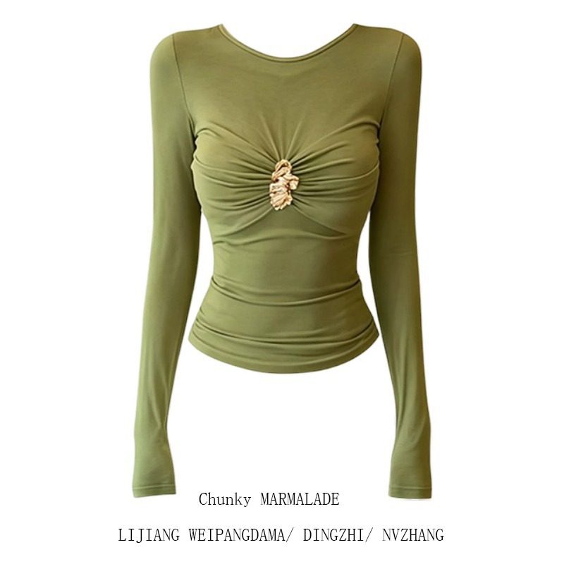 大码韩系显白圆领长袖T恤女2026新款胖mm百搭修身显瘦打底衫上衣,女装/女士精品,大码内搭,淘宝优惠券,粉丝福利购,淘宝优惠卷