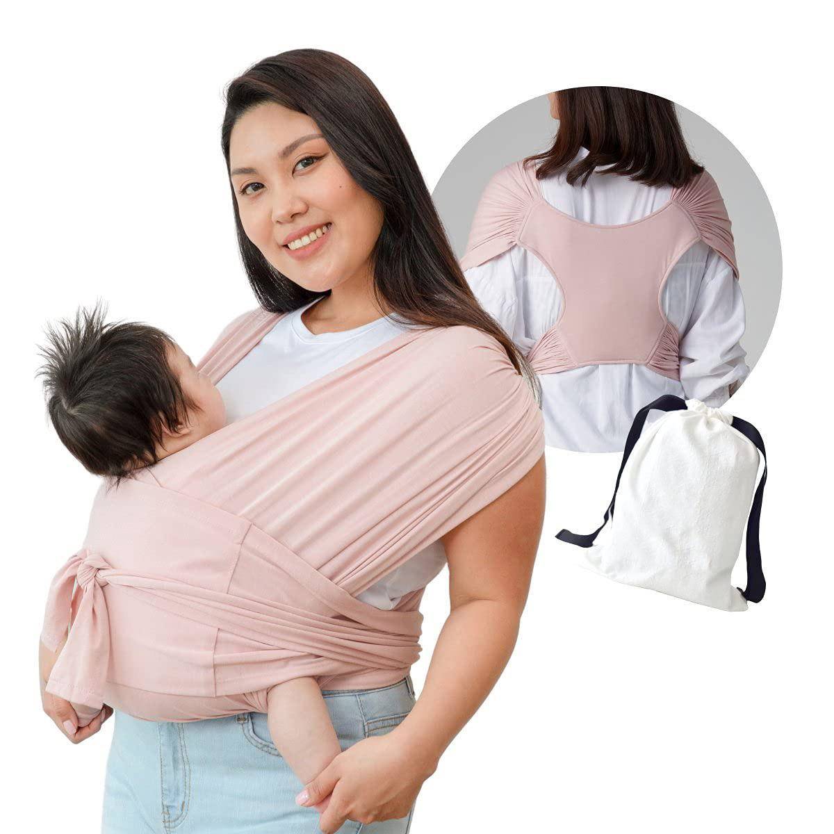 亚马逊工厂婴儿背带夏季棉X交叉婴简易儿01背巾型前抱育儿小背式