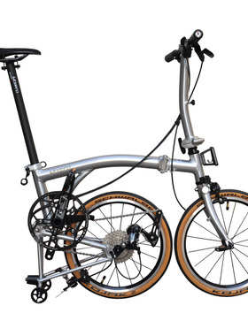 Litepro三折叠自行车铝合金小布折叠成人出行通勤便携16寸9速