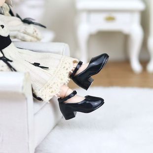 ob11娃鞋 百搭学院风萝莉鞋可爱 p9GSC  UFDOLL 12分BJD 平底鞋