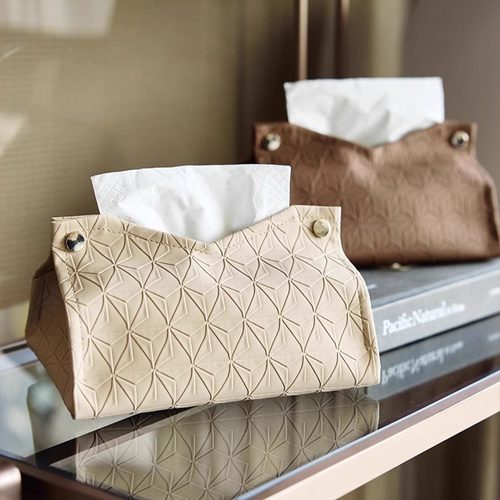 高级感创意纸巾盒家用抽纸盒客厅餐厅简约桌面雅致纸巾袋纸巾包