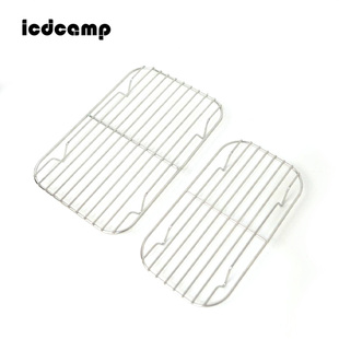 ICDCAMP户外柯曼铝制饭盒304不锈钢饭盒蒸架野炊蒸菜饭盒便当蒸架