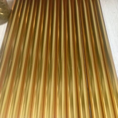 6063金色阳极氧化铝管6063薄壁阳极氧化金色铝管可精密切割加工